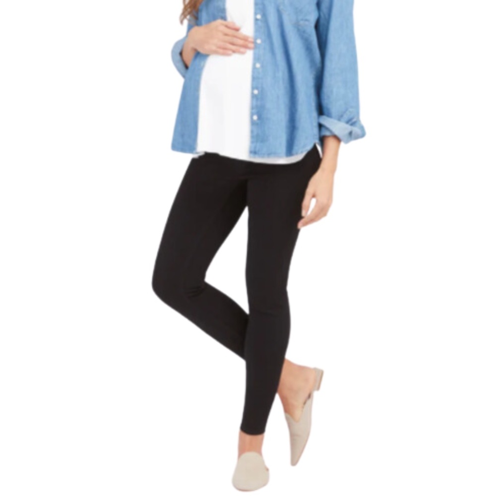 Like New SPANX Mama Jean-ish Leggings - Black